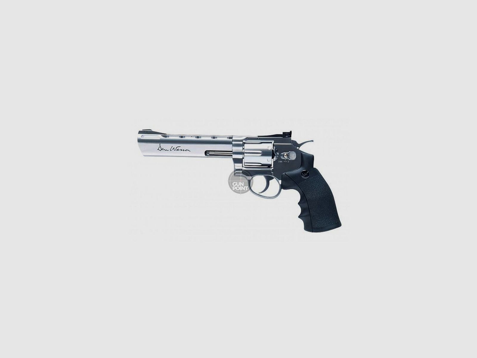 Softair - Revolver - DAN WESSON 6" CO2 NBB silber - ab 18, ber 0,5 Joule