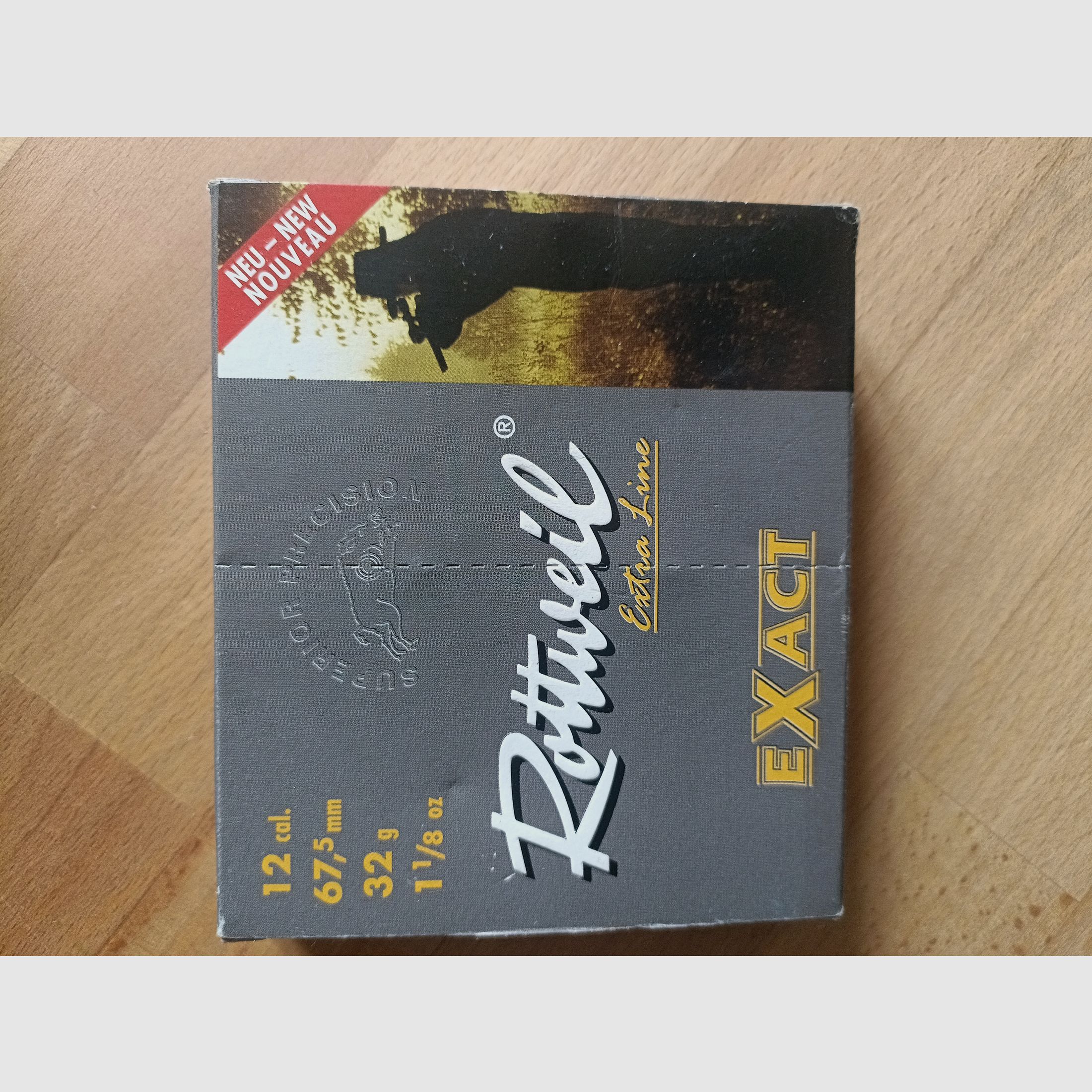 10 Schuss 12/67,5 32g Rottweil extra line Flintelauf