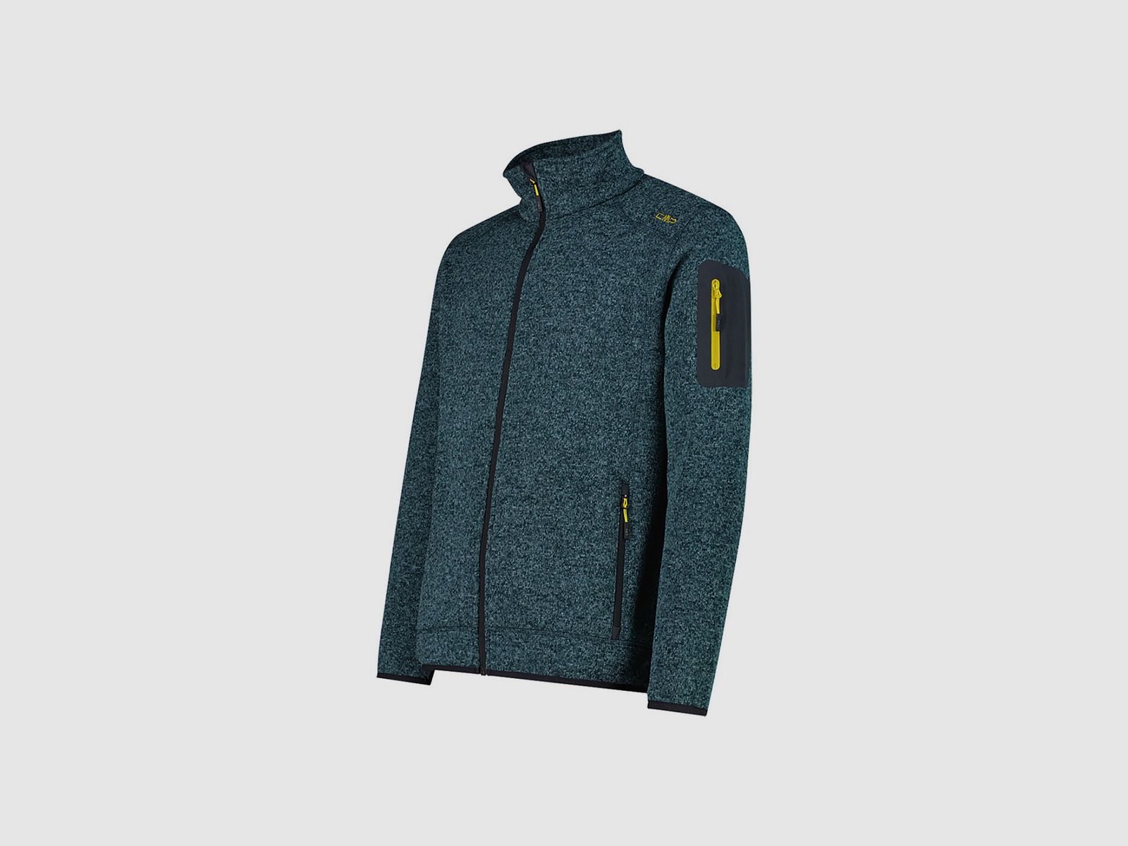 CMP Knit-tech Fleecejacke melange antrazit nilo, Bild 3 von 3