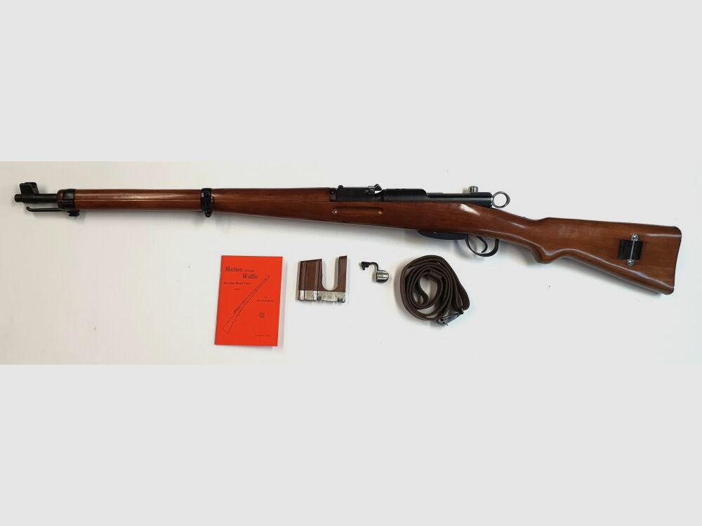 Waffenfabrik Bern Karabinek powtarzalny Szwajcarski Schmidt Rubin K31 Kaliber 7,5x55 Swiss z dopasowanymi numerami i odnowiony