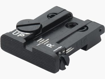 LPA TPU25SS07 hausse micrométrique réglable pour SIG-Sauer P/220/225/226/228/229/239, SP2009, XD Springfield – Image de visée noire
