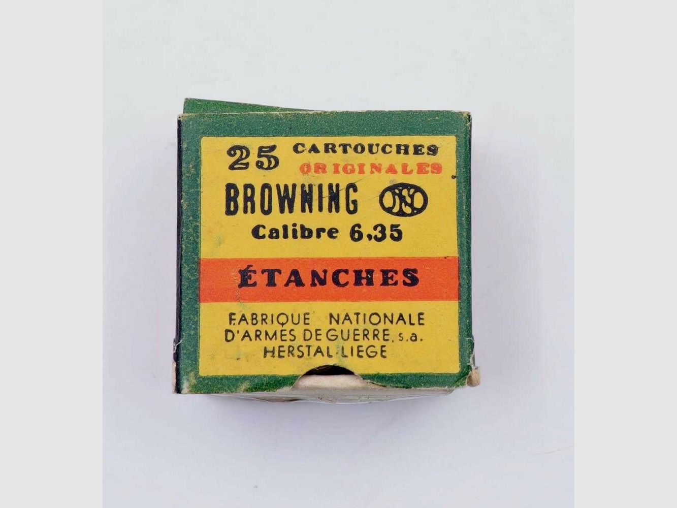 FN - Browning/Belgium Pistol Ammunition 6.35mm Browning/.25ACP