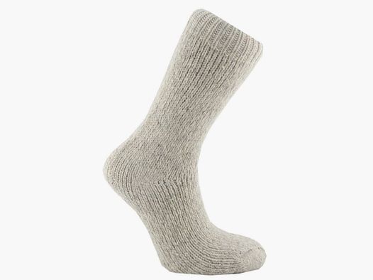 Eskimo-Socke aus Wolle Grau 39-42