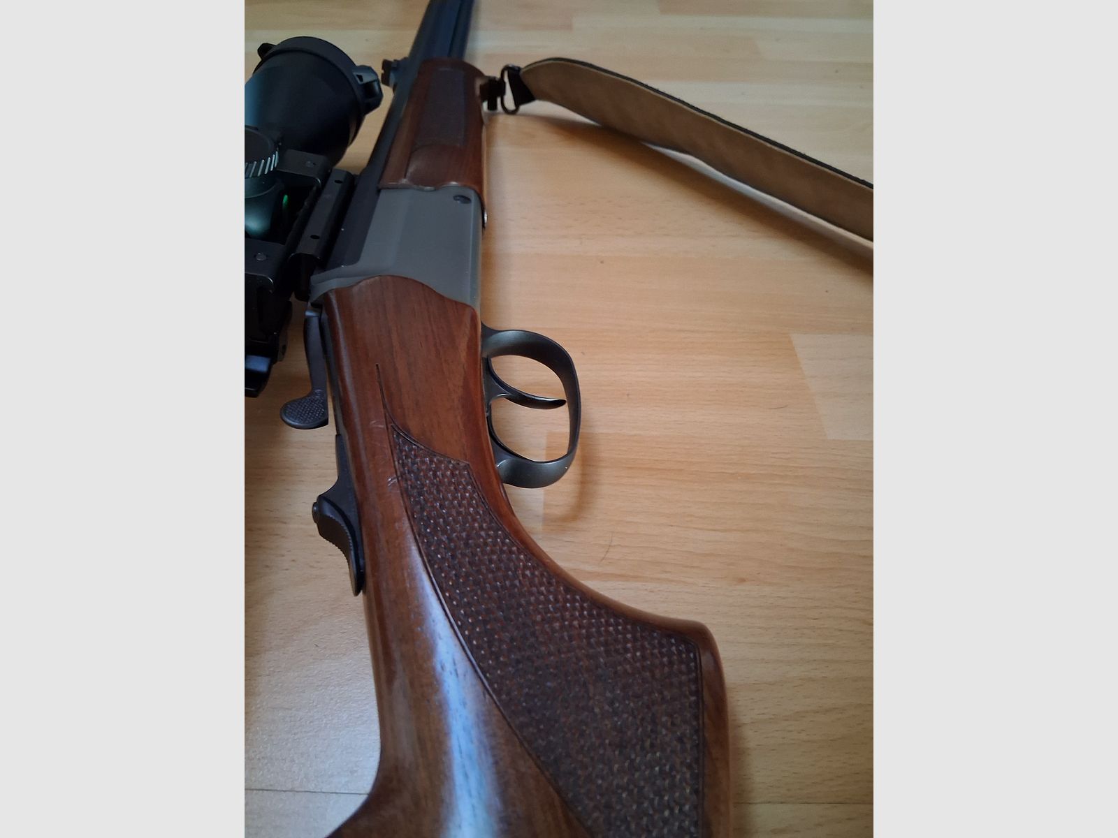 Bockbüchsflinte BBF Haenel Jaeger  8.10 mit Handspannung