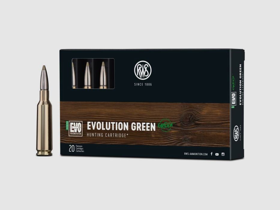 RWS 7x65 R Evolution Green 127 gr Ammunition, image 1 of 10