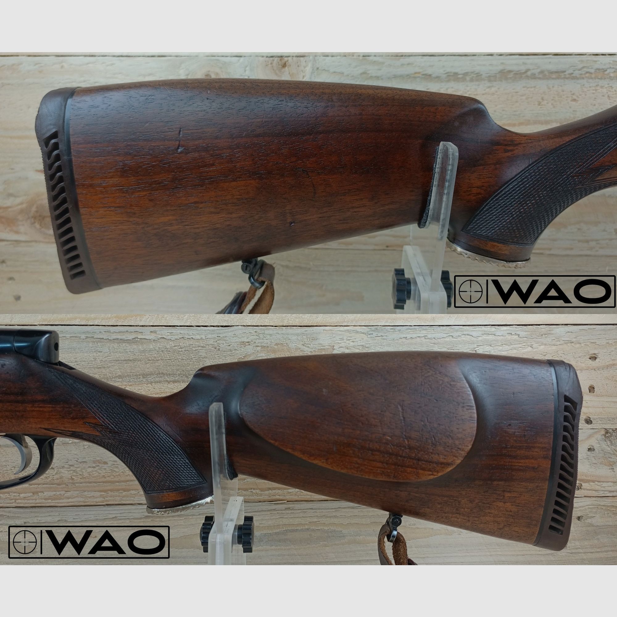 Steyr Mannlicher M, cal. 7,5x55 *avec optique en or et Swarovski*