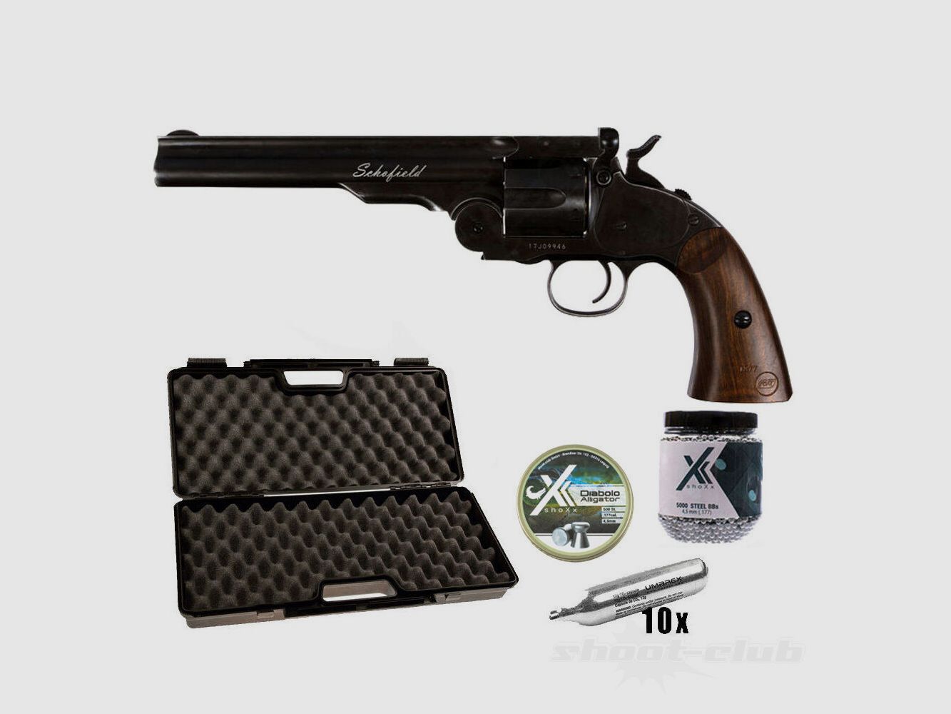 ASG Schofield 6 pouces 4,5mm / Set de valise
