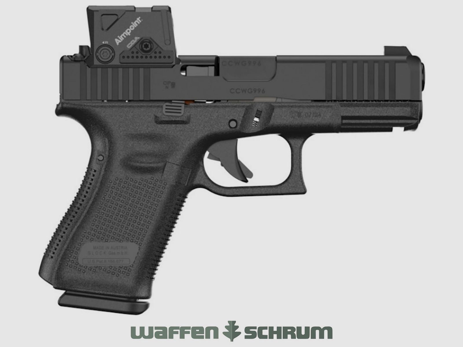 Glock G19 Gen5 A-Cut Combo Aimpoint COA
