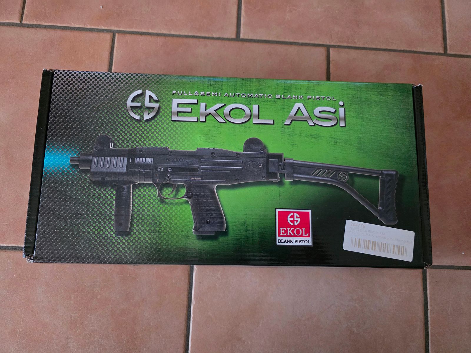 Ekol Asi Pak pistola de máquina 9mm Schreckschuss Gas