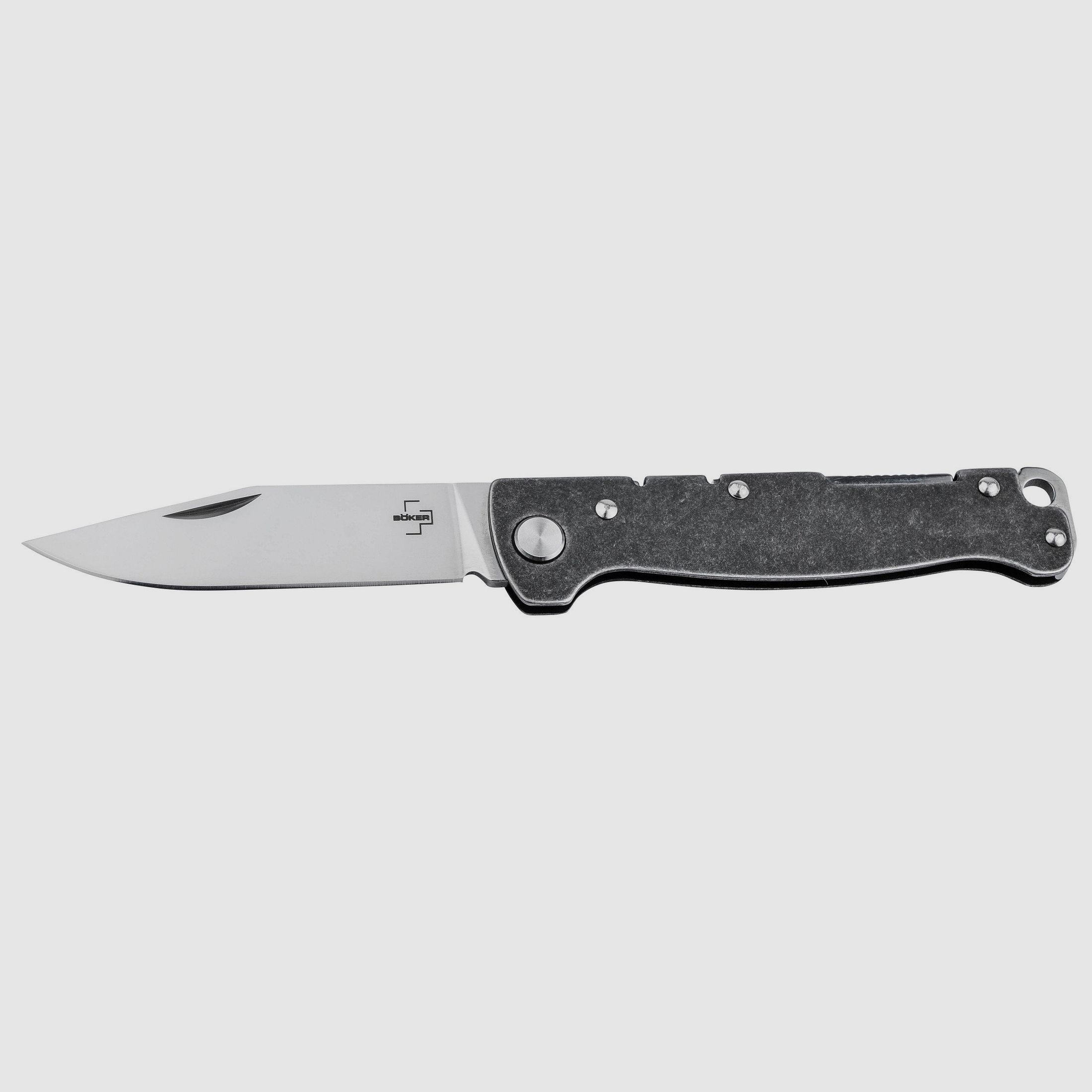 Böker Plus Taschenmesser Atlas Backlock Clippoint