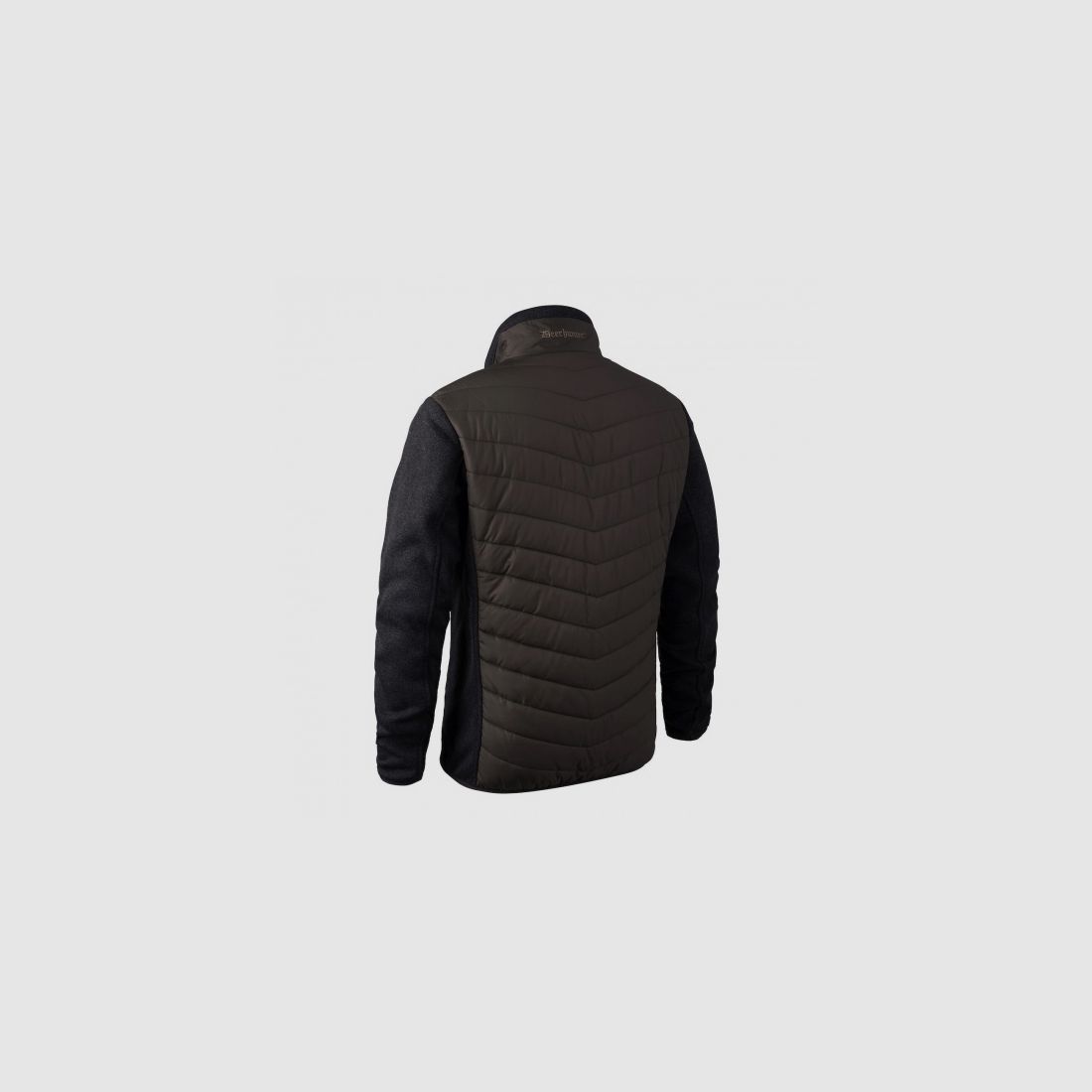Deerhunter Moor wattierte Jacke mit Strickpartien Braun, Bild 2 von 2