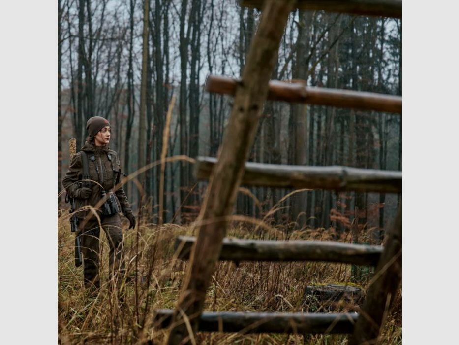 Härkila D-Jacket Aspire HWS with Hood | hunting green, image 13 of 16
