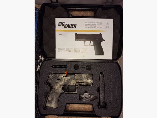 Sig Sauer P320 Cobra Tan (PTB 1038) Schreckschusspistole NEU im originalen SIG-Koffer (PTB 1038)