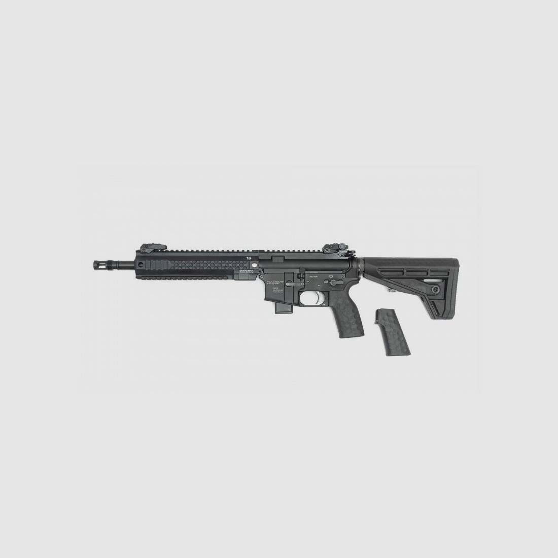Oberland OA-15 PR M9 SHORT, 12" Heavy Barrel, OA MSR Handguard 9,5", beids. Sicherung, OA M4-Schaft, BUIS