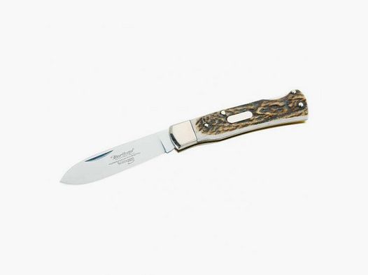 Hartkopf-Solingen Jagd Taschenmesser, Stahl 1.4110, Hirschhorn