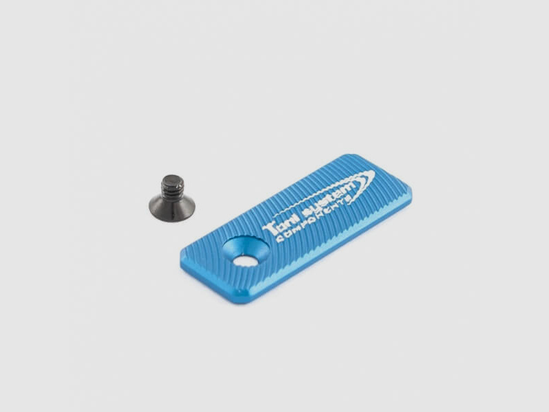 Toni System oversized closure catch button Benelli M4 - Blue