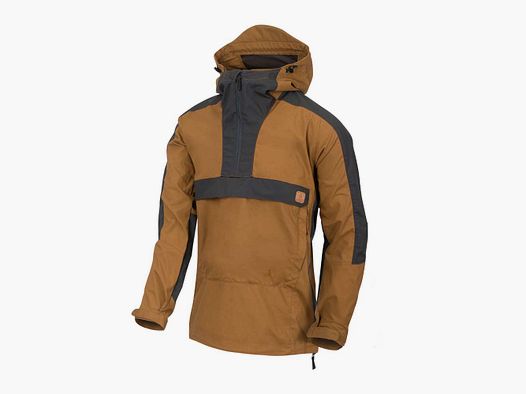 HELIKON-TEX WOODSMAN BUSHCRAFT ANORAK COYOTE-ASH GREY