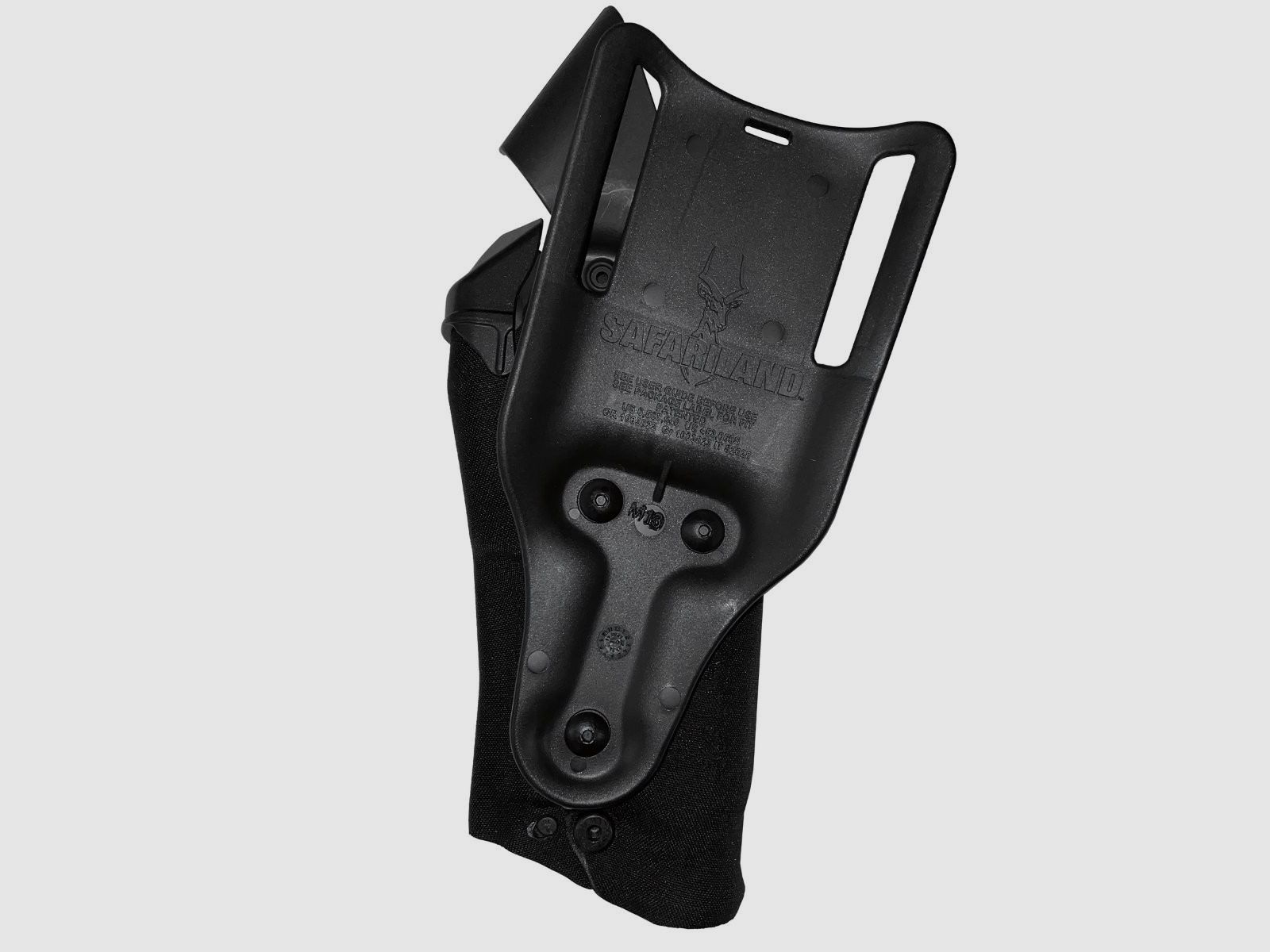 Safariland - funda 6390RDS Mid Ride, Level 3 para Glock 19/45 - Black/Cordura - Derecha - 6390RDS-2832-781, imagen 4 de 5