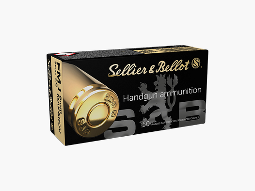 Sellier & Bellot FMJ 95gr. 9mm Makarov (50 Stuks)