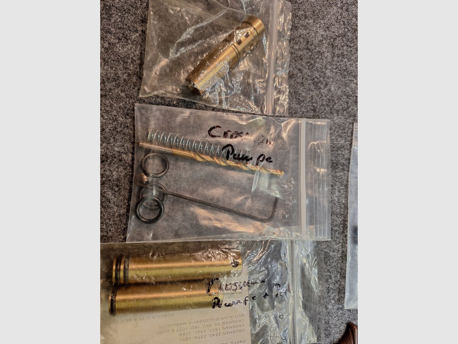 Crosman 2240/ 1377 accessories and spare parts