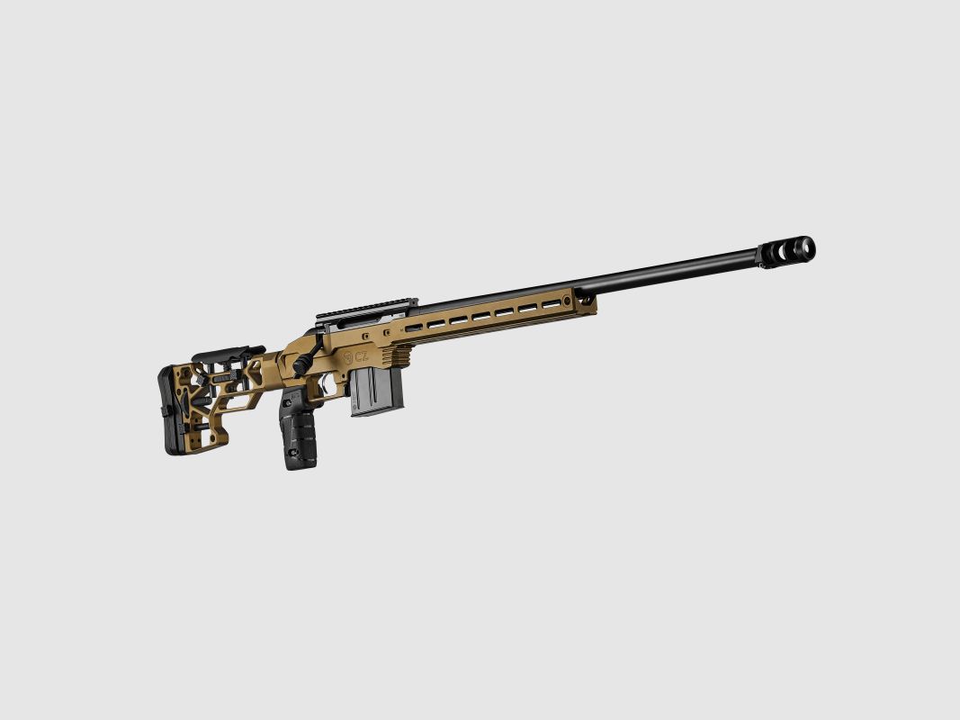 CZ 600 PLUS MDT 308 WIN M18X1 10RD DEEP BRONZE, image 2 of 3
