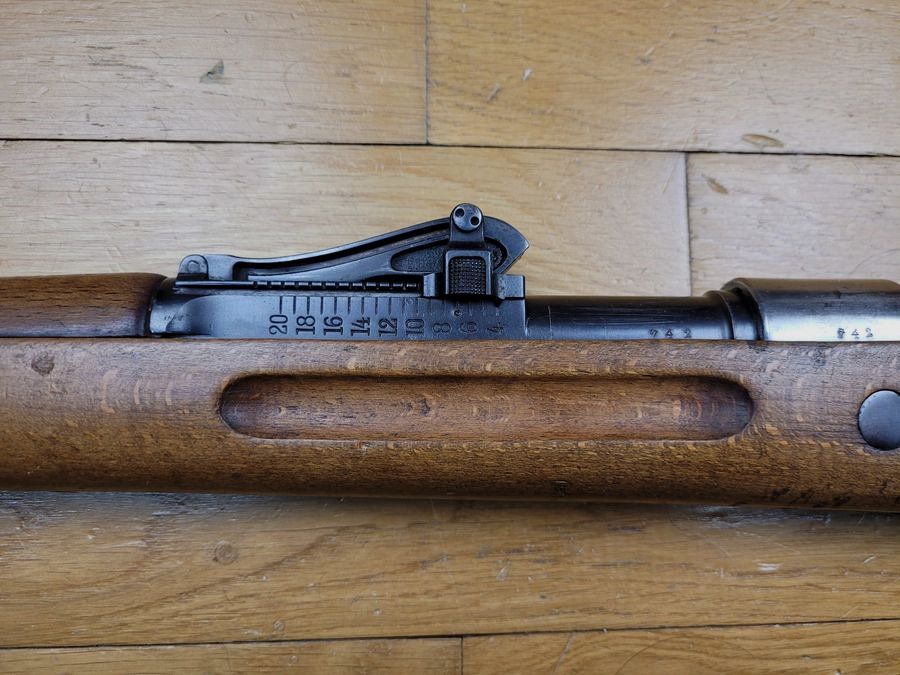 Sehr seltenes G98 Wehrmannsgewehr – Kaliber 8,15x46R – seltene zivile Waffe des Systems 1898 für Wehrmanns-Wettbewerbe – Einzellader – Waffe von September 1925 – TBE und sehr seltenes Sammlerstück der Galaxie 1898 – TBE, Bild 29 von 39