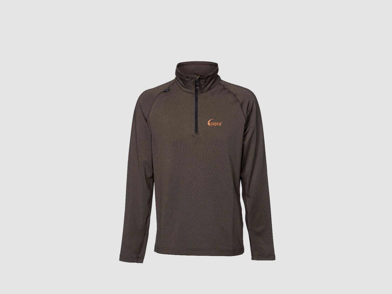 capra Jagd- Zipper-Shirt "PIZ nair" - caja-BROWN, Bild 2 von 6