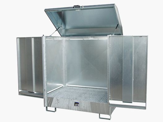 Dépôt de matières dangereuses avec ventilation croisée