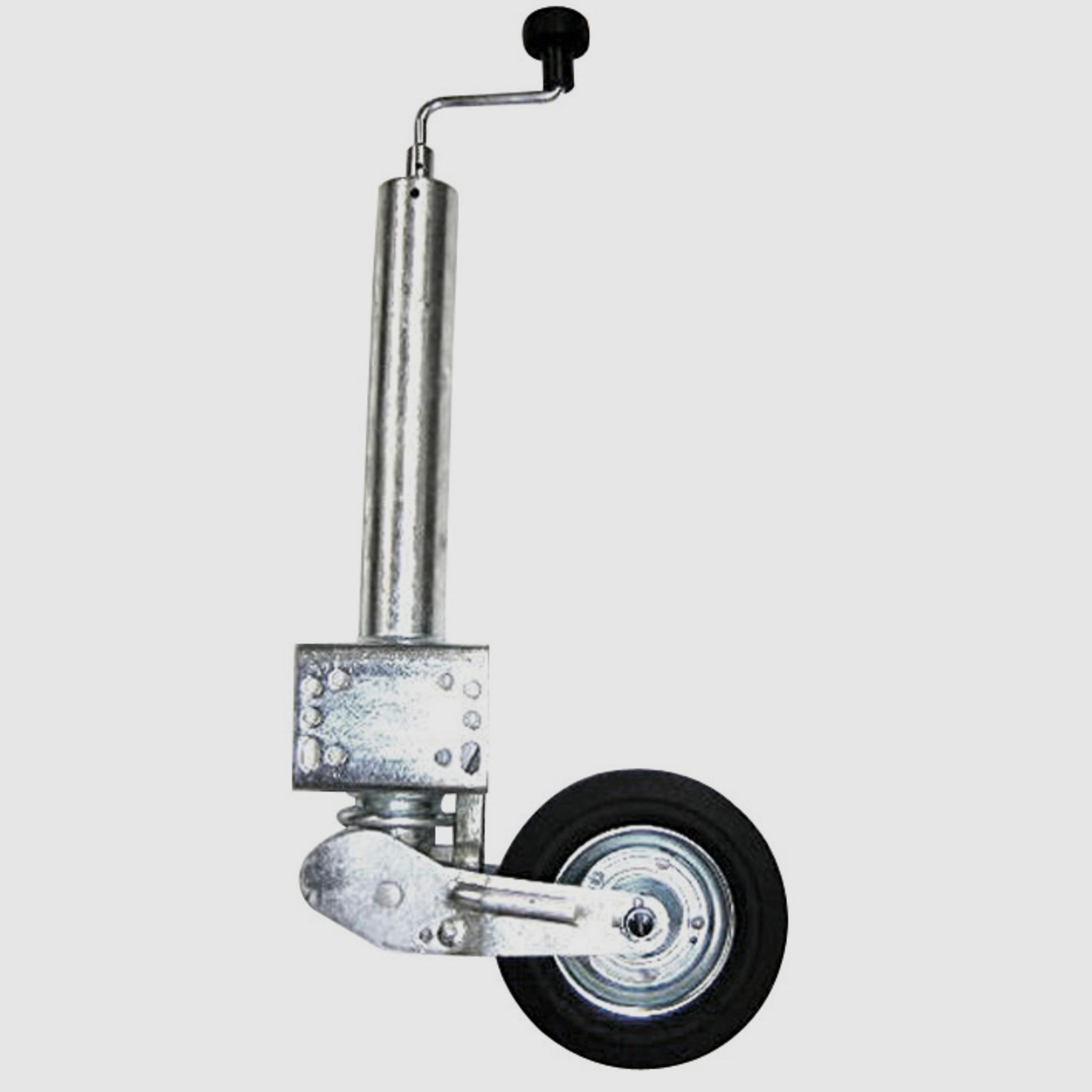 Automatic support wheel