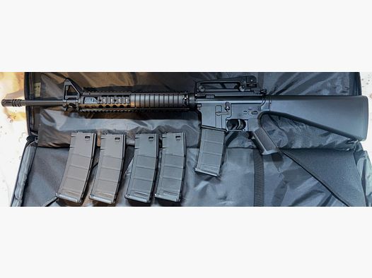 Begadi M16 A4 Sport -GEN.5- Mejora S-AEG con PRO HopUp, Begadi CORE EFCS / Mosfet y FSWS (libre a partir de 18 años).