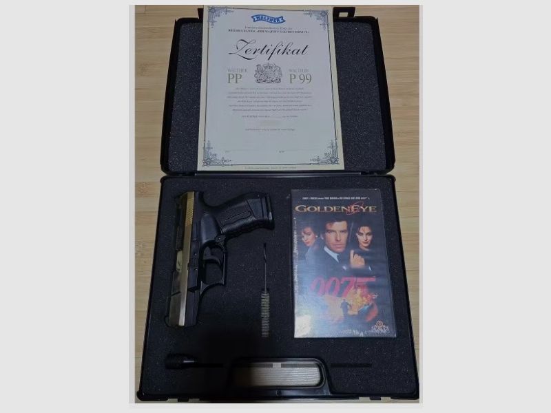 Walther P99 Gold Sonderedition James Bond PTB 637