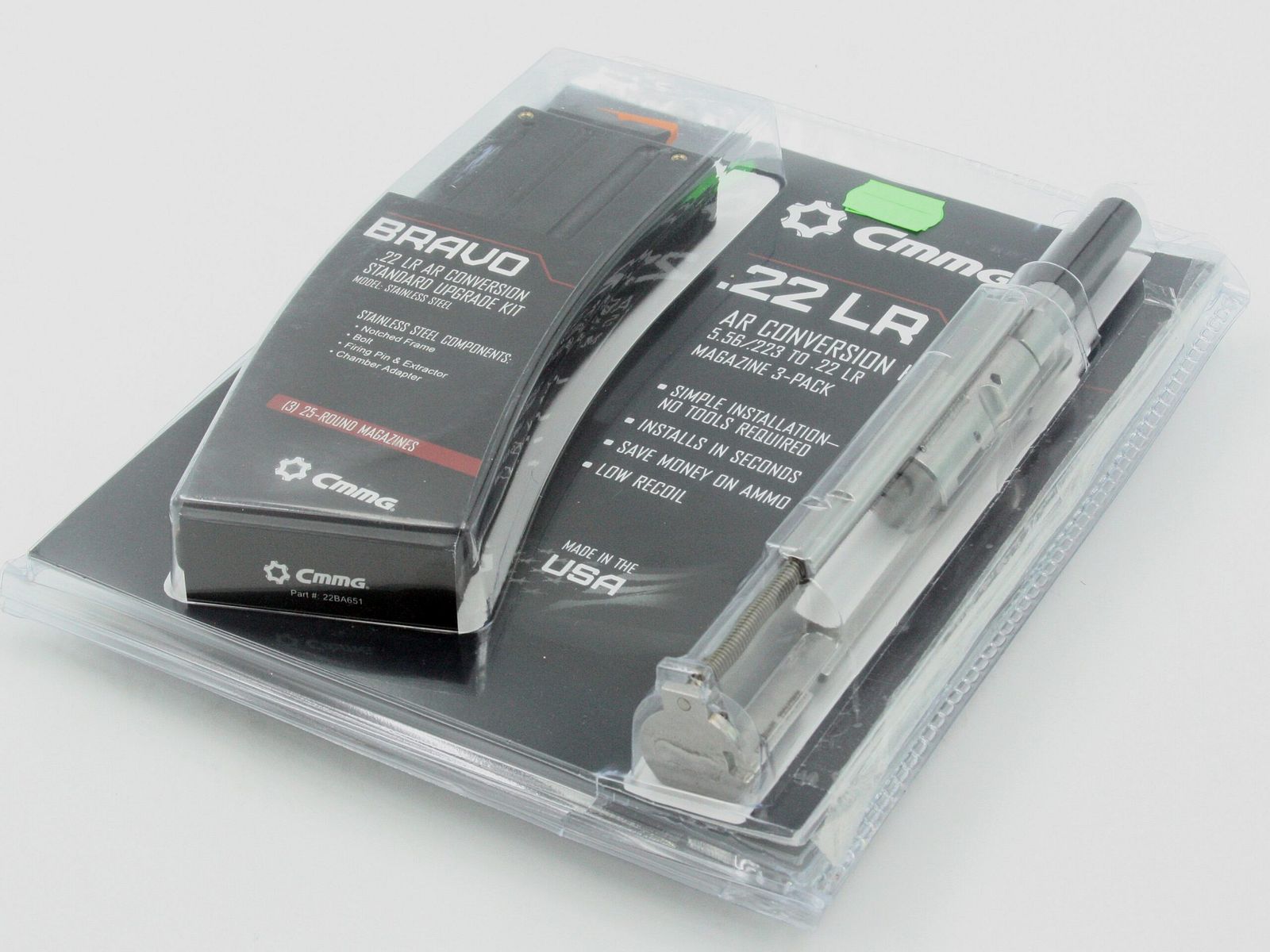 Kit di conversione CMMG per AR-15, da .223 Rem. a .22 LR, 3 caricatori, immagine 1 di 2