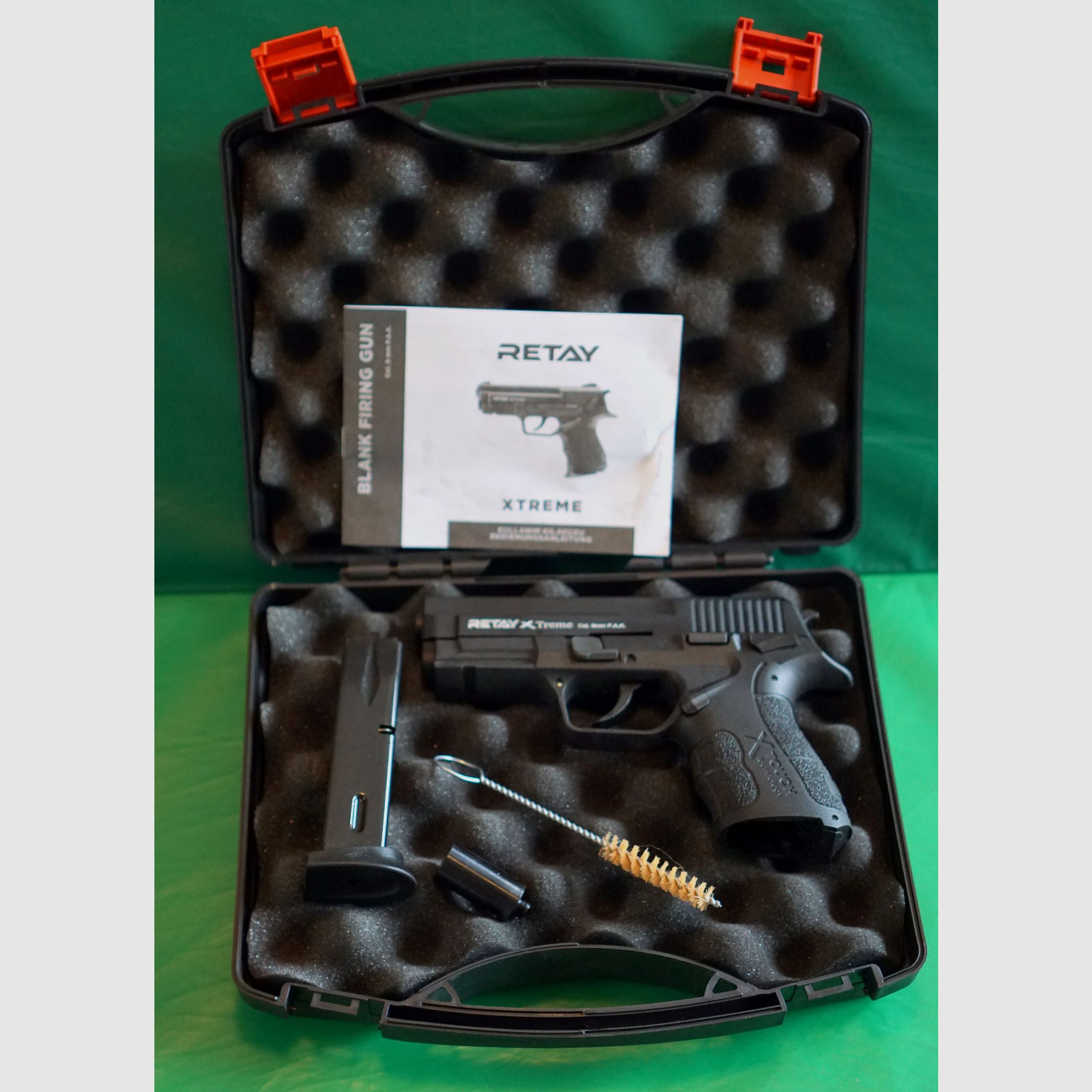 Retay X Treme Schreckschuss Pistole 9mm P.A.K. brüniert (PTB 1042) NEU!