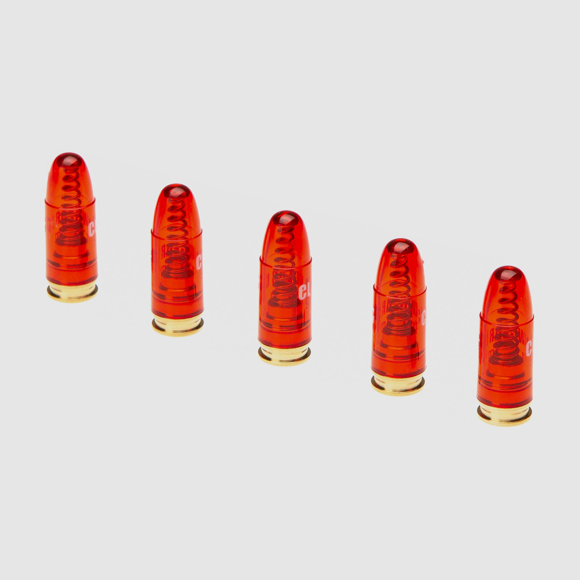 CLAWGEAR 5 Stck. SNAP CAP PUFFERPATRONE 9x19mm ROT