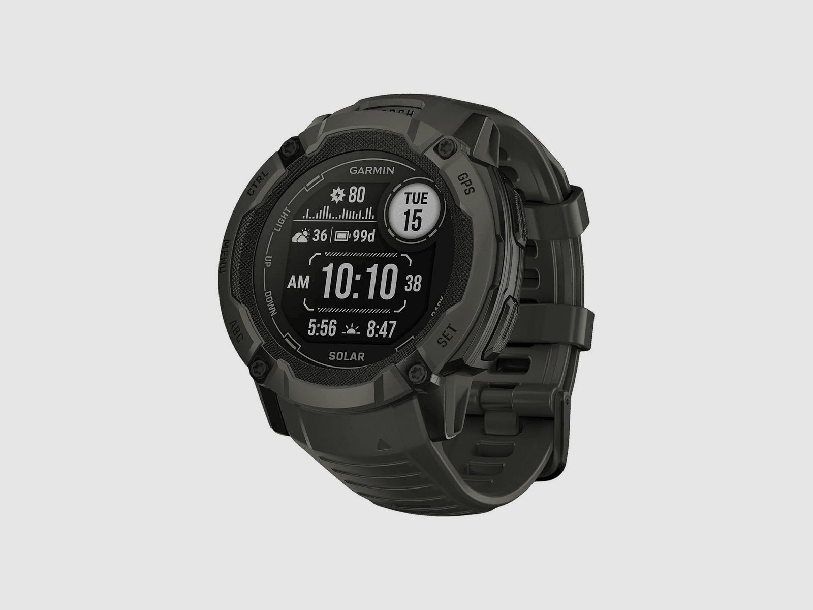 Smartwatch Garmin Instinct 2X Solar Moss, zdjęcie 1 z 13