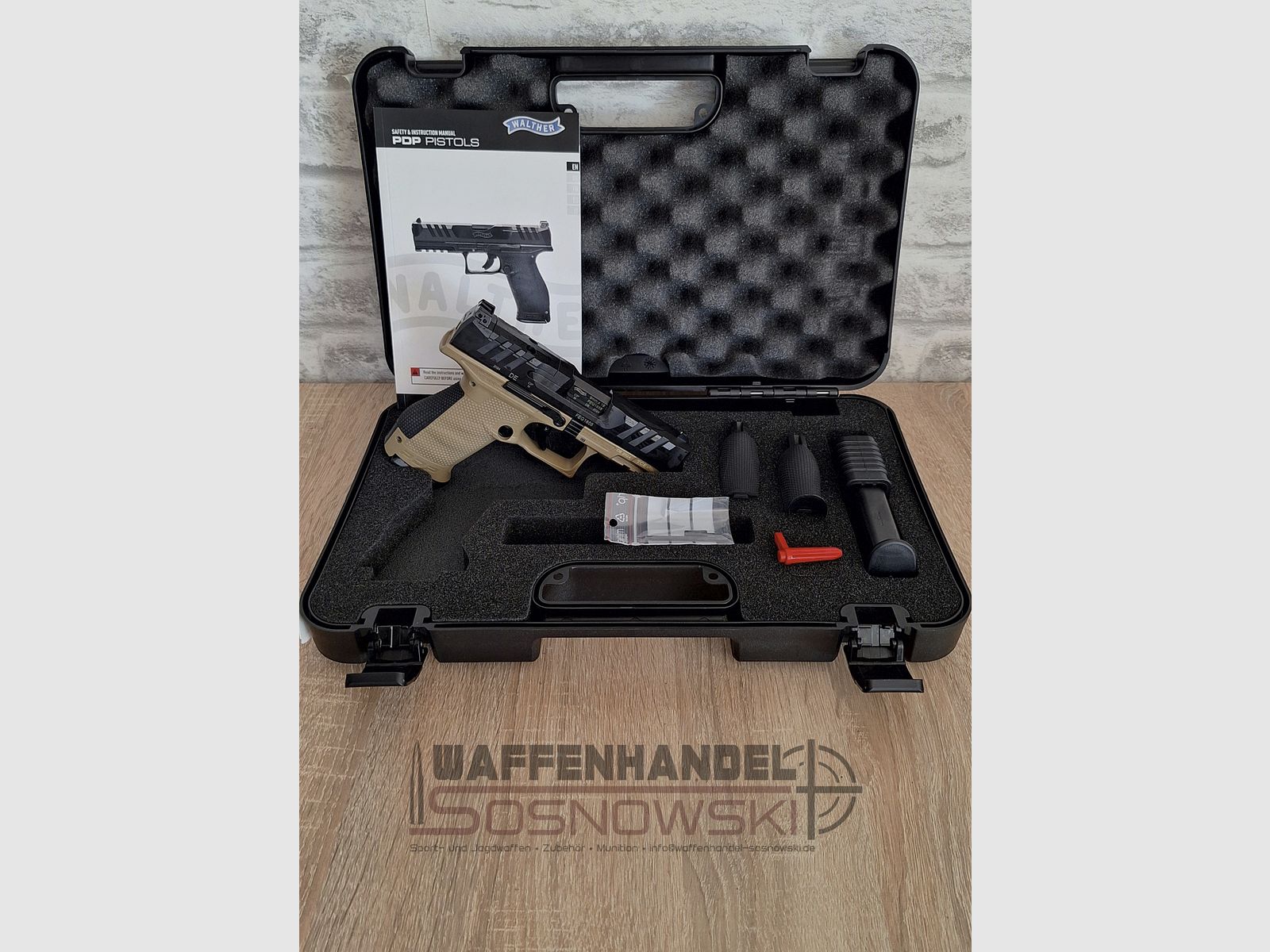 Pistole Walther PDP Compact V2 OR 4" FDE 9mm Luger