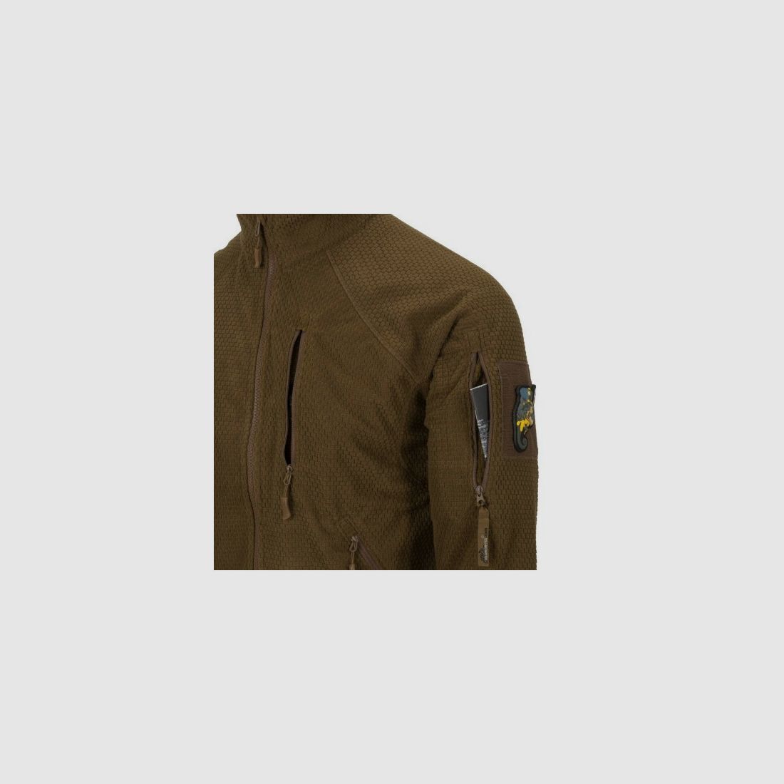 Bluza polarowa Alpha Tactical Grid Fleece olive, zdjęcie 5 z 8