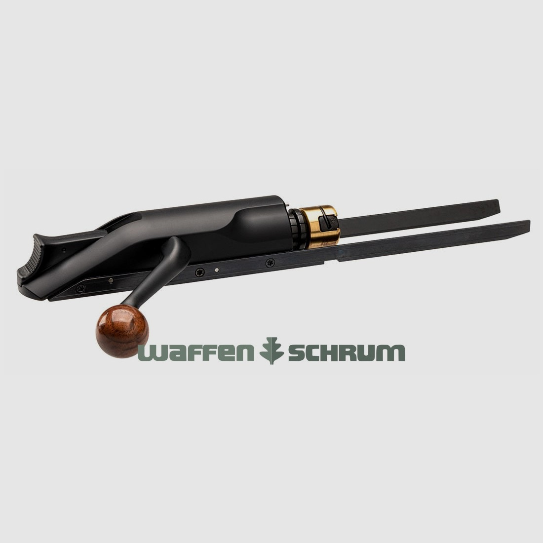 Blaser R8 Verschluss Rechts  Kammer goldfarben / Holzkugel