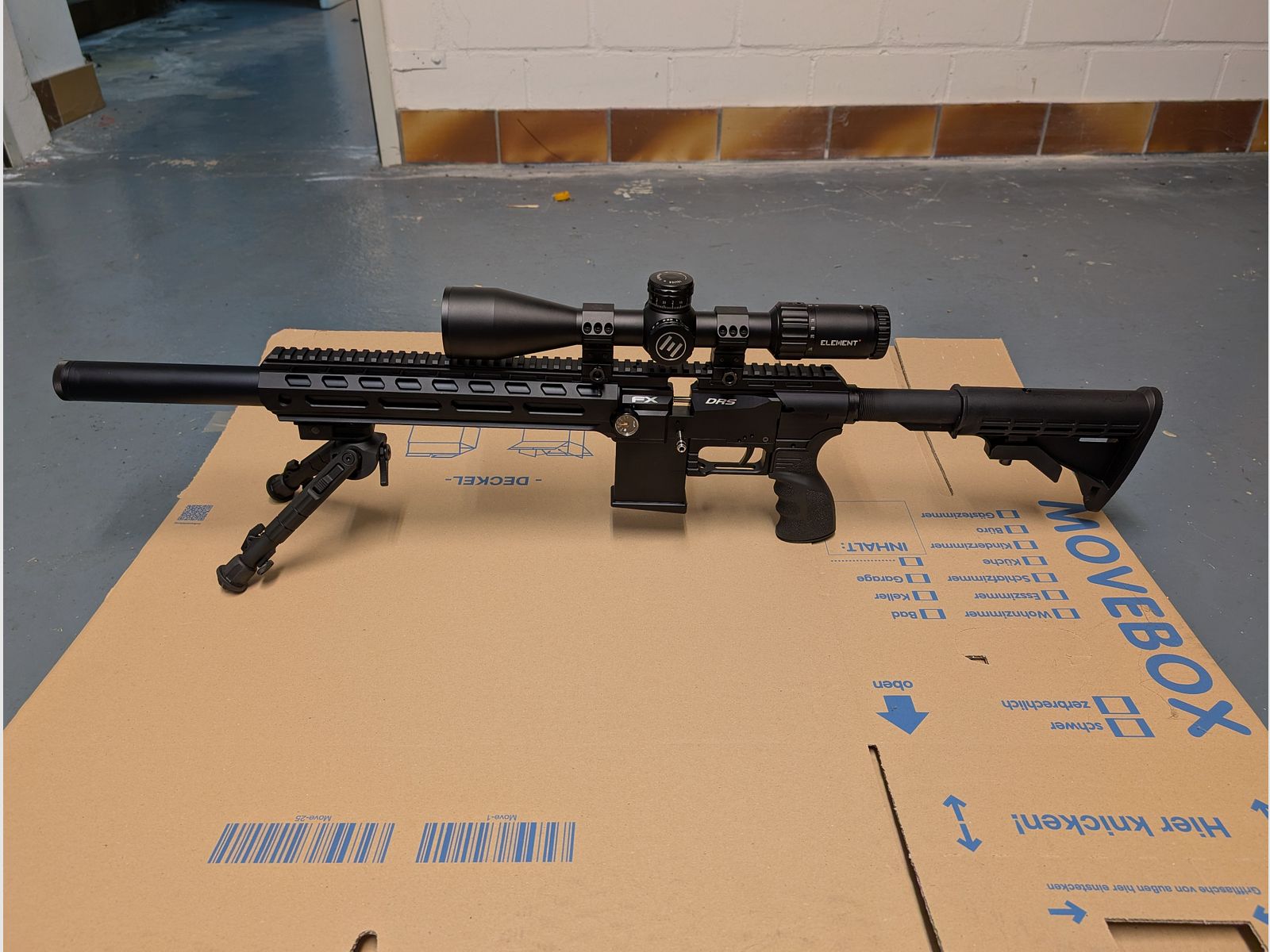 FX DRS Tactical 7,5Joule Cal. 5,5mm mit Zubehör 