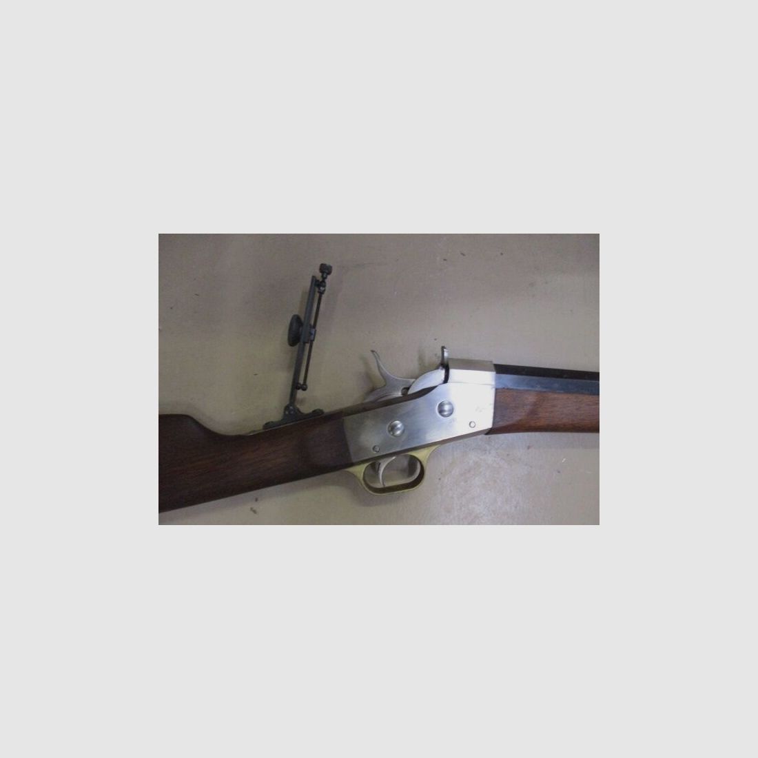Einzelladerbüchse Pedersoli Rolling Block Target mit Diopter .45/70