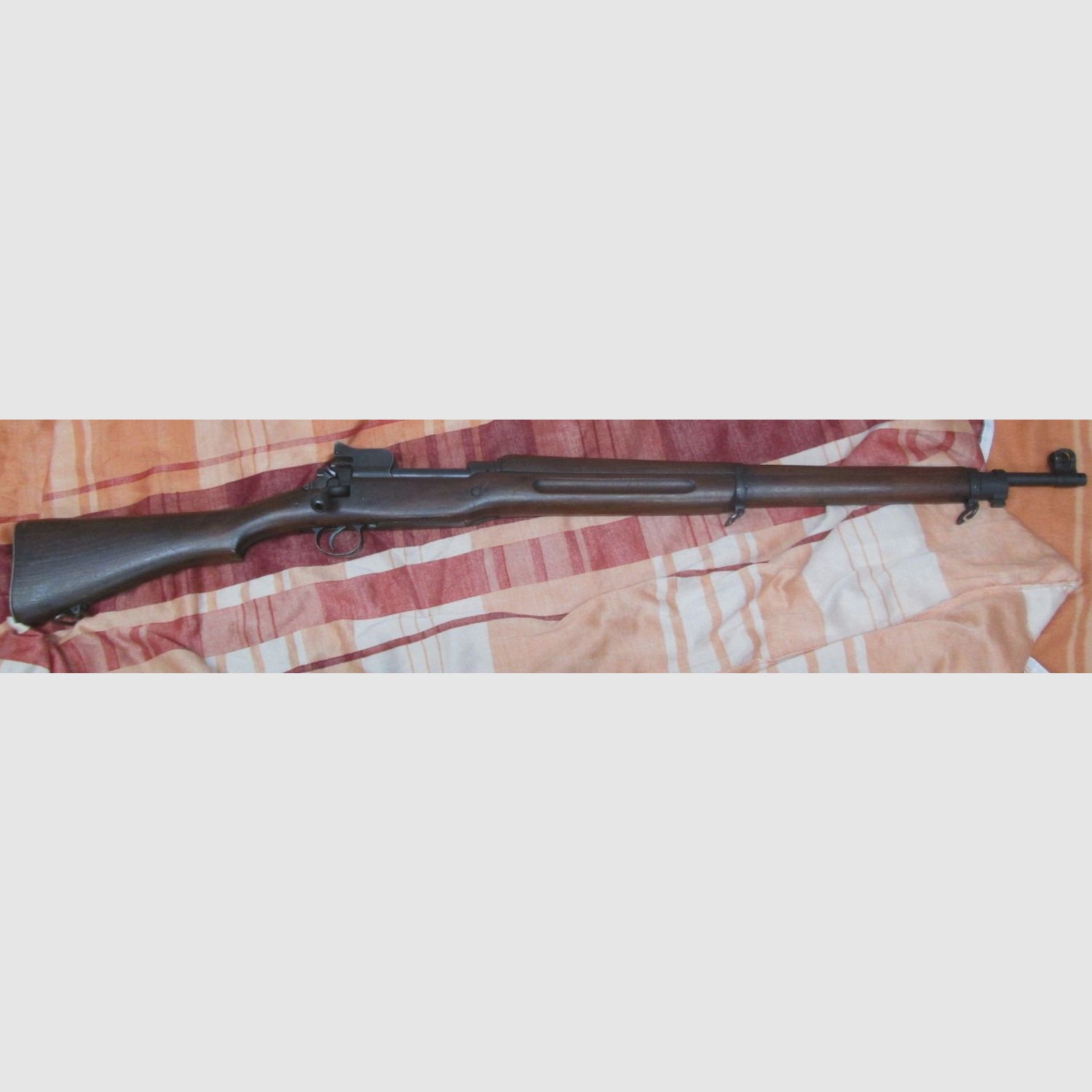 P17 Modell OF 1917 EDDYSTONE .30-06 Springfield mit Schußbild