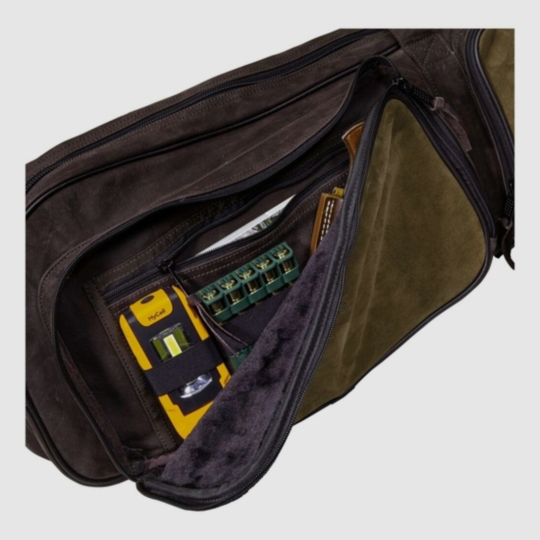 Parforce long gun case All-in leather two-tone