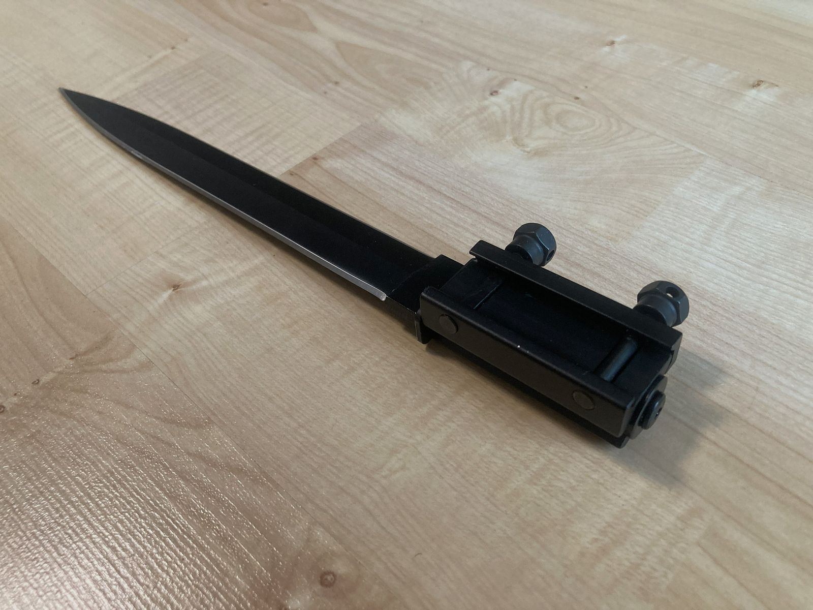 Universal Picatinny bayonet made of stainless steel, among others for Umarex HDR HDP HDB HDS, First Strike, Byrna, Tippmann TiPX Home Defence crossbow etc.