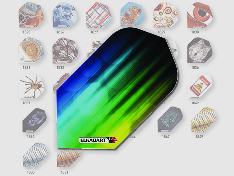 Elkadart Flights Prism Slim Form 3 StĂĽck