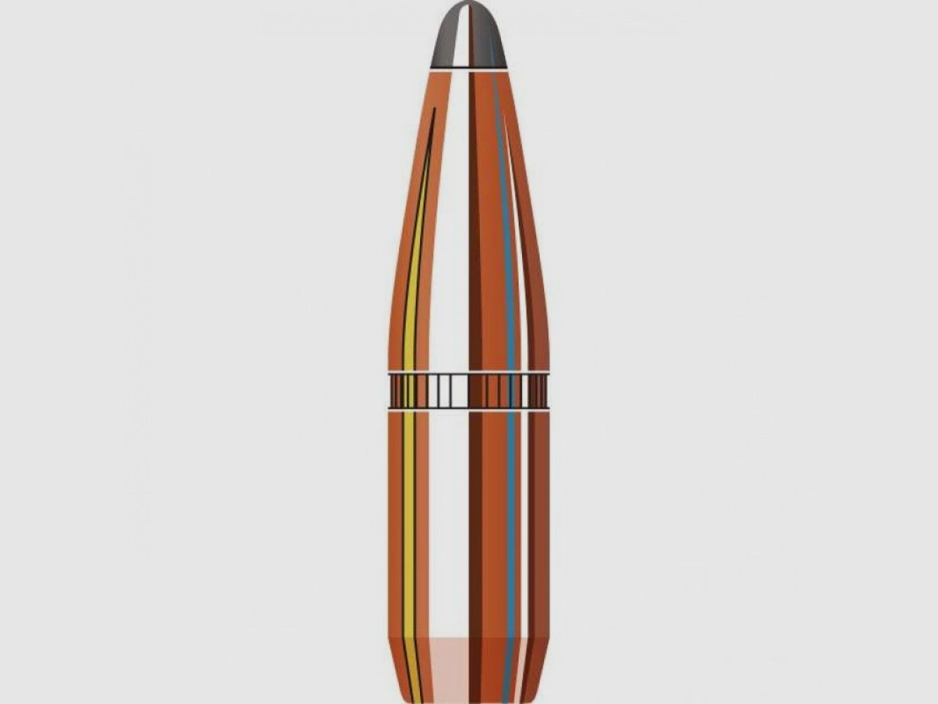 .243 Proiettili Hornady InterLock BTSP 100 gr VE100