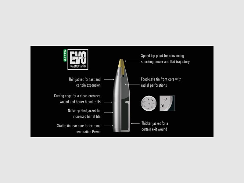 RWS EVO Green .308 Win. Short Rifle 9g, Bild 4 von 4