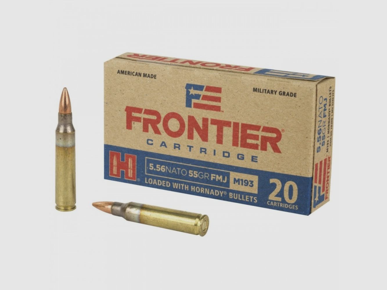 5.56 Nato Hornady FRONTIER® 55 gr FMJ VE20