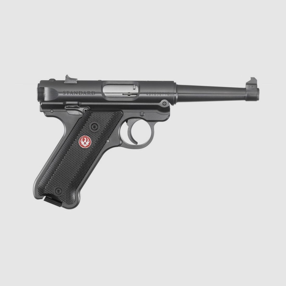 Ruger Pistole, Mark IV Standard, .22 LR, Blued, 4.75", 10 Schuss