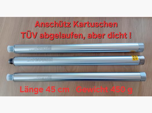 Pressluftkartuschen von Anschütz