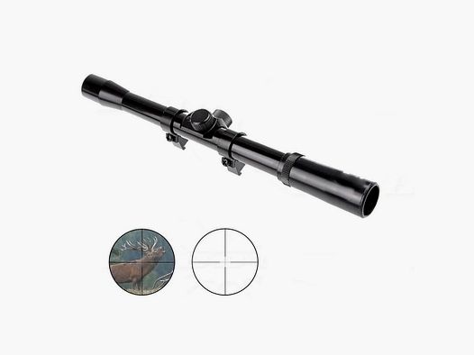 Diverse richtkijker 4x20 duplex kruis 8 inclusief montage